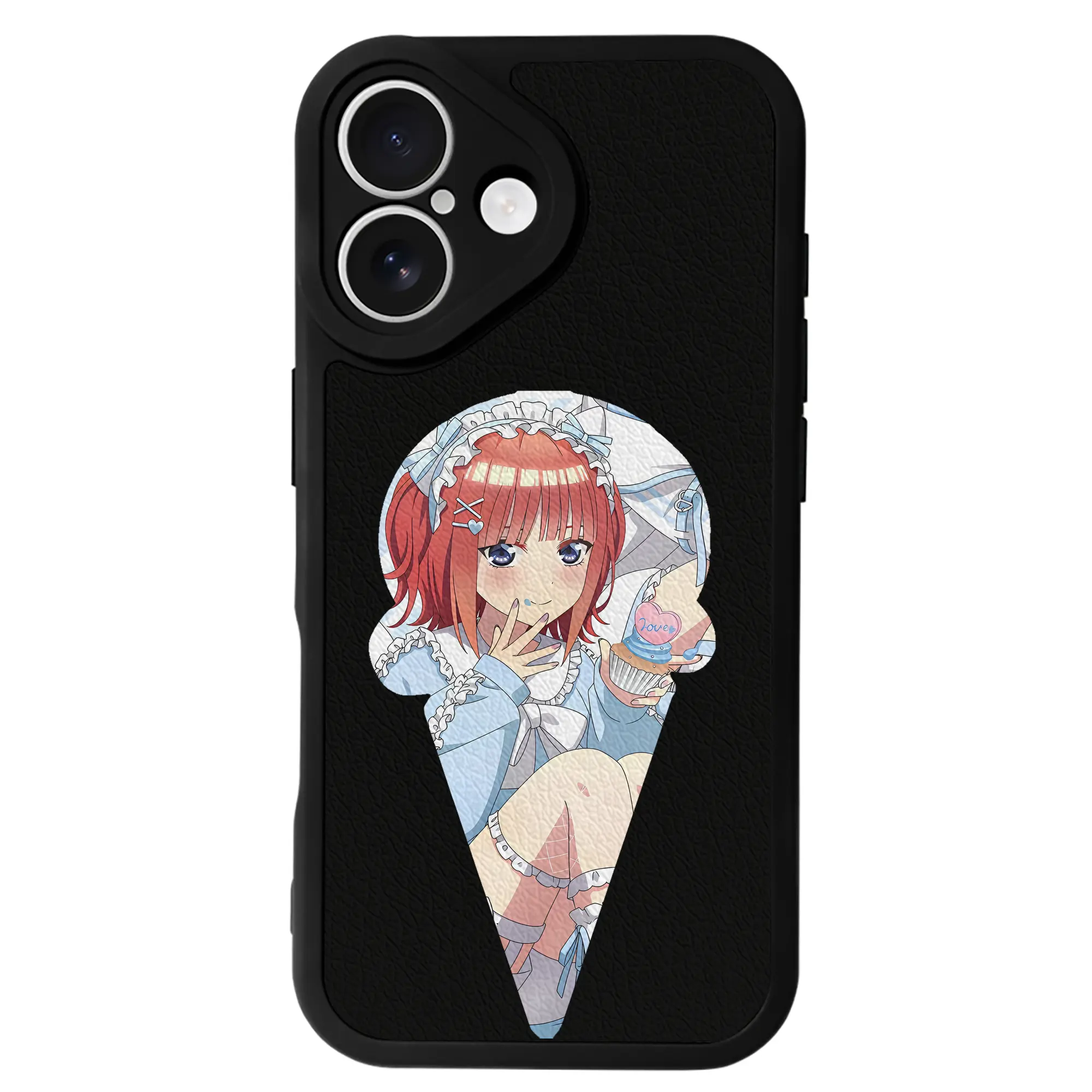 五等分の花嫁 グッズ 中野 二乃 - IPhone 16シリーズ対応 ・ シリコンスマホケース ・ レザー調 ・ 高精度フィット ・ 耐衝撃 ・ ワイヤレス充電対応 ・ 精密カット